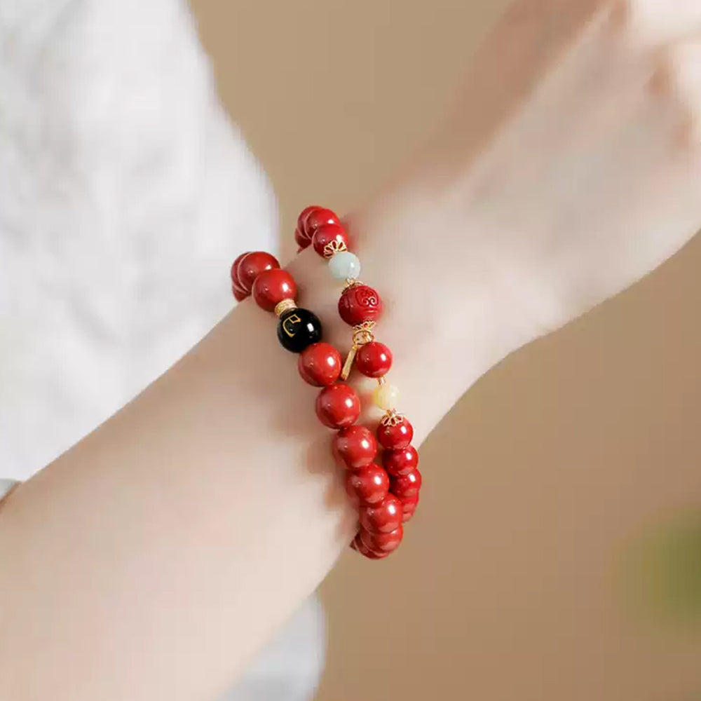 Imperial Cinnabar Protection Bracelet