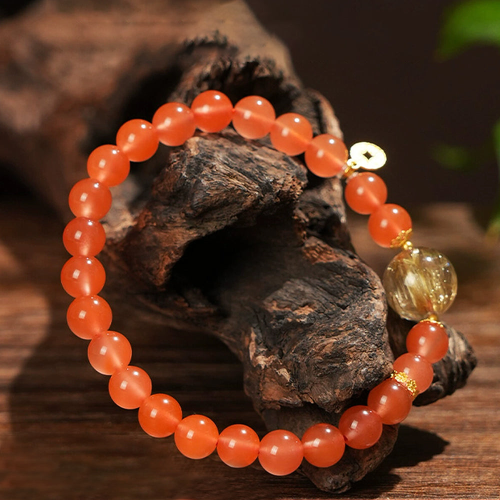 Fiery Heart Bracelet