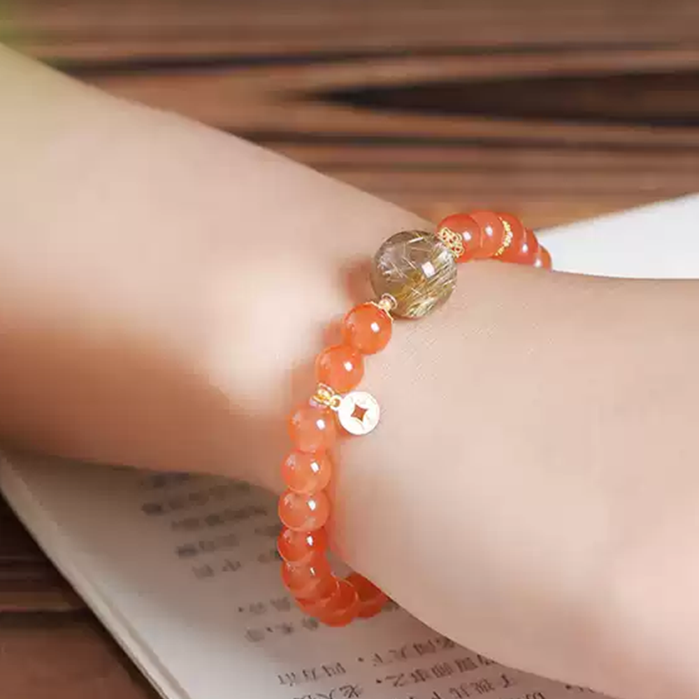 Fiery Heart Bracelet