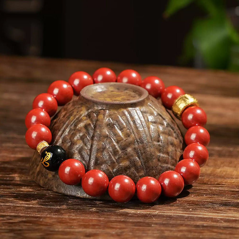 Imperial Cinnabar Protection Bracelet