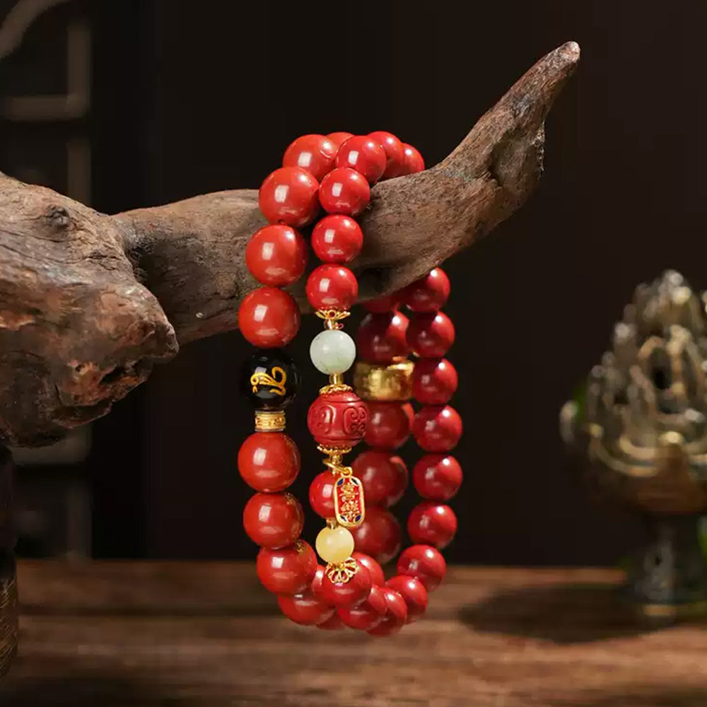 Imperial Cinnabar Protection Bracelet